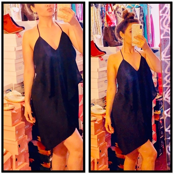 Mint Green Short Ruffle Draped Tunic Sundress - Picture 5 of 9